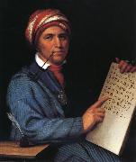 Huntington Daniel Sequoyah painting